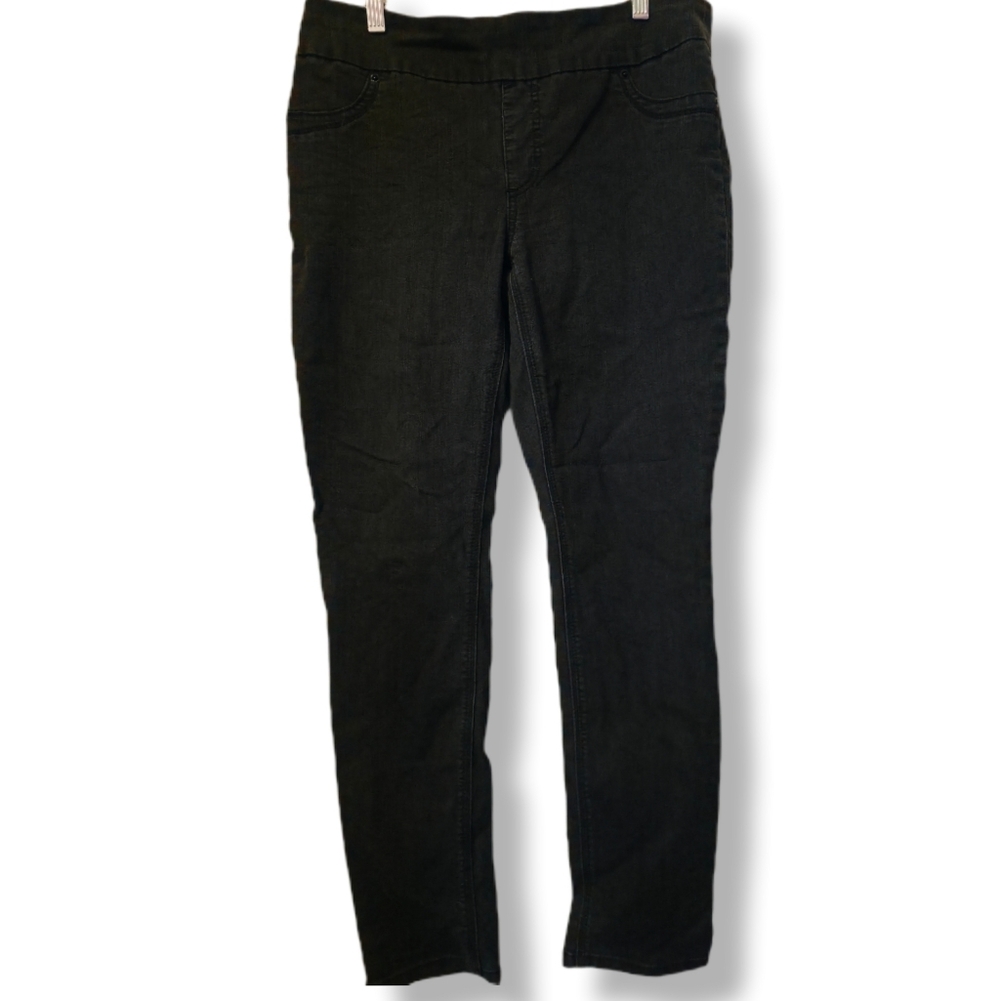 Chico's So Slimming Size 1 Black Jeans 28" Inseam